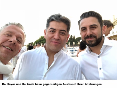 Dr. Hoyos und Dr. Linde beim Austausch zum Thema High Definition Liposculpture 