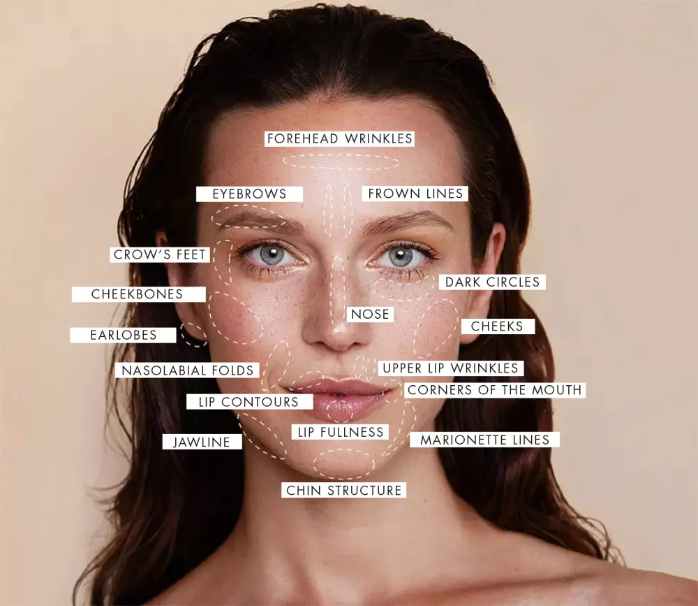 Wrinkles fat grafting face